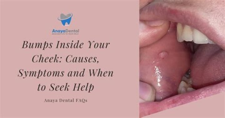 What is a bump with a hole in the middle?