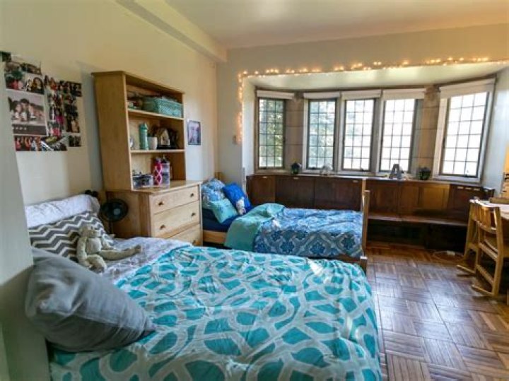 What is a college room called?