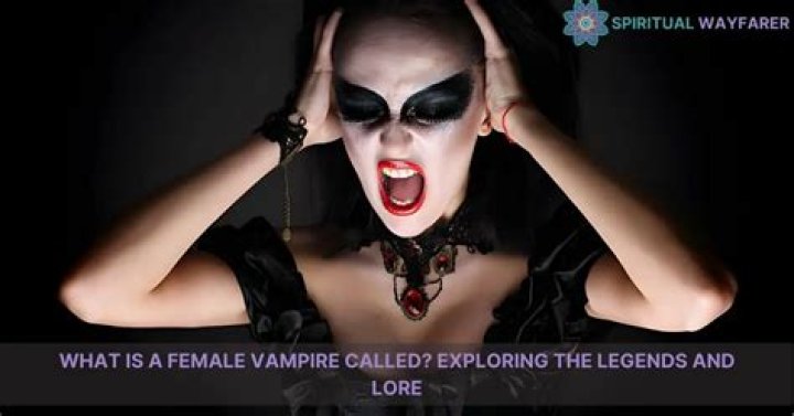 What is a female vampire called?
