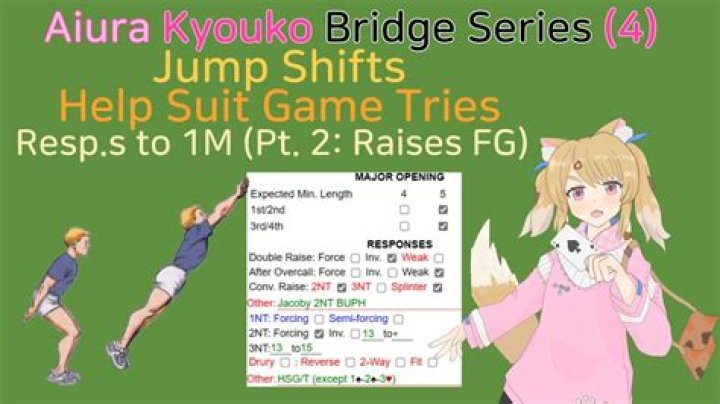 What is a jump shift in bridge?