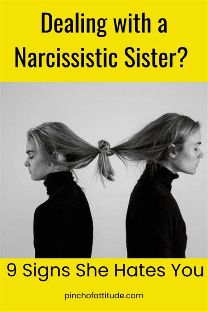 What is a narcissistic sister?