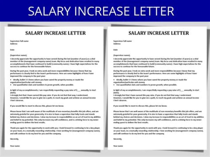 What is a standard salary increase?