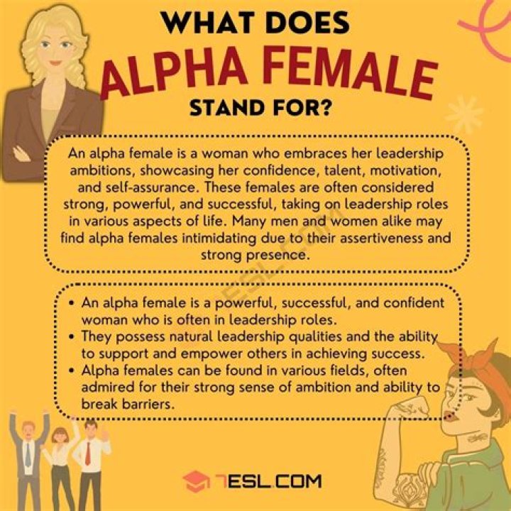 What is an alpha female personality traits?