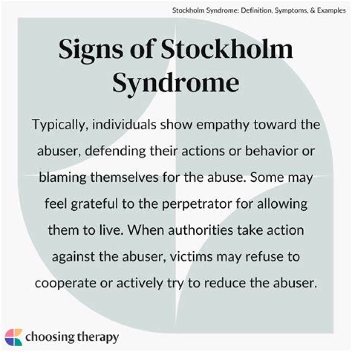What is an example of Stockholm syndrome?