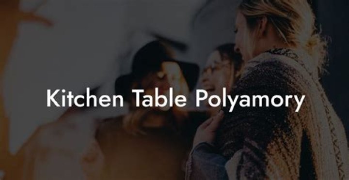 What is coffee table polyamory?