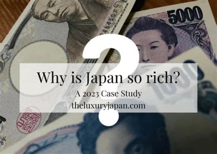 What is considered rich in Japan?