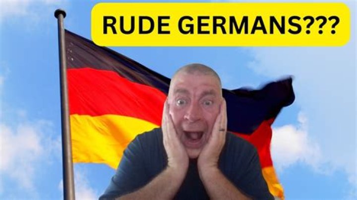 What is considered rude in Germany?