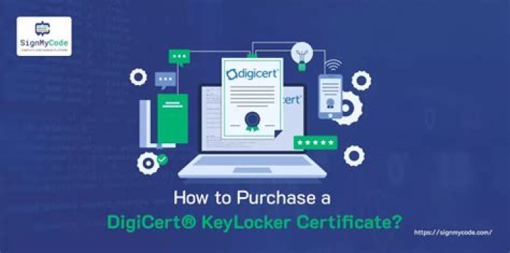 What is DigiCert certificate used for?