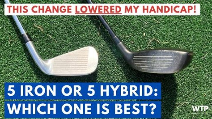 What is easier to hit a 5 iron or 5 hybrid?
