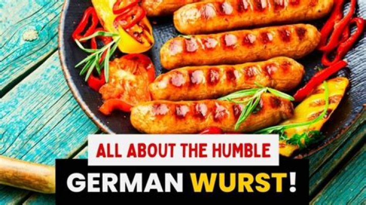 What is German wurst?