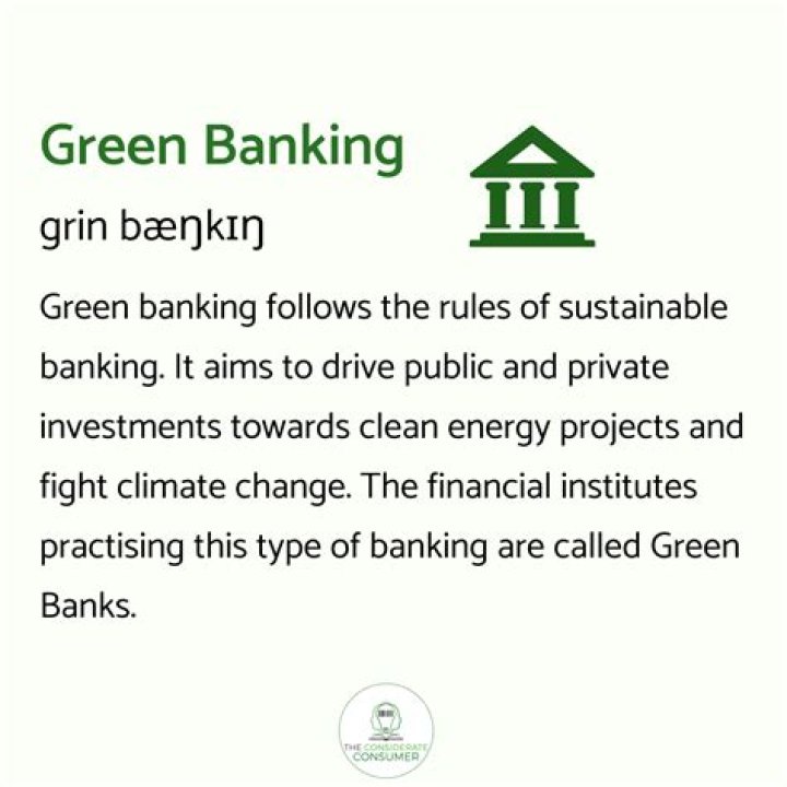 What is green banking example?