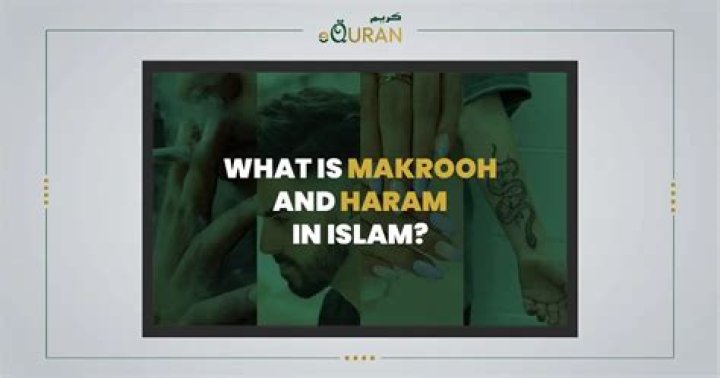 What is meant by makrooh in Islam?