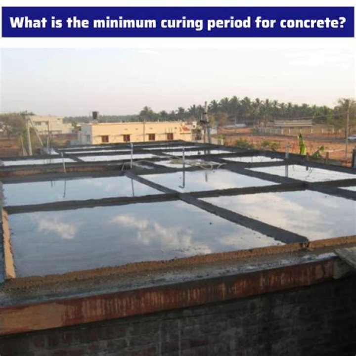 What is minimum curing period?