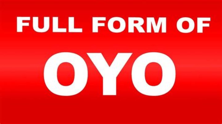 What is Oyo full form?
