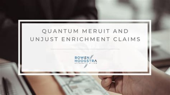What is Quantum Meruit in law?
