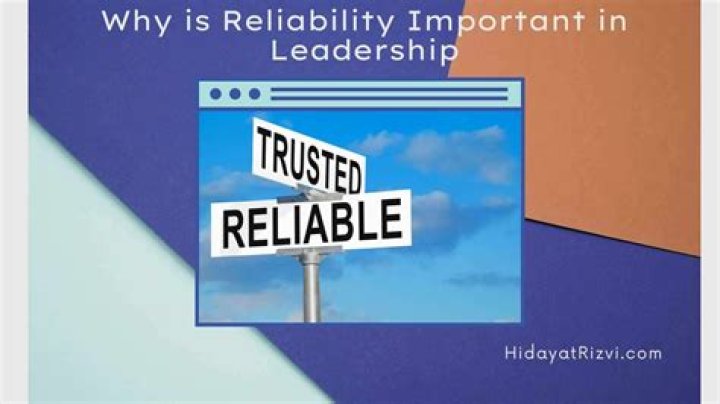 What is reliability in leadership?