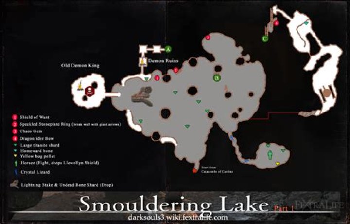 What is shooting at me in Smouldering Lake?