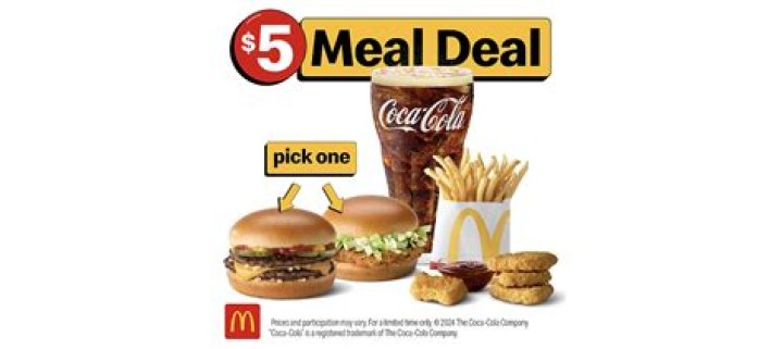 What is the $5 meal deal at McDonald's 2021?