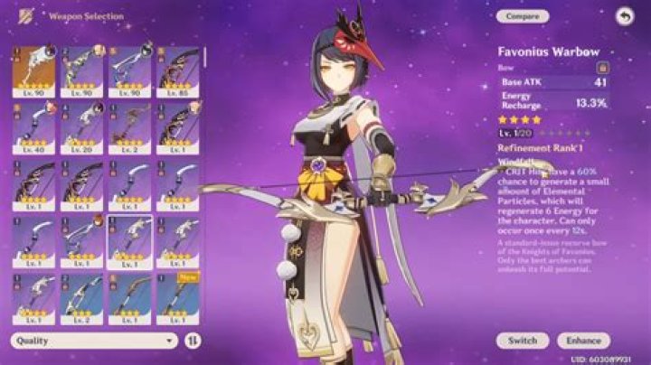 What is the best 4 * weapon for Kujou Sara?