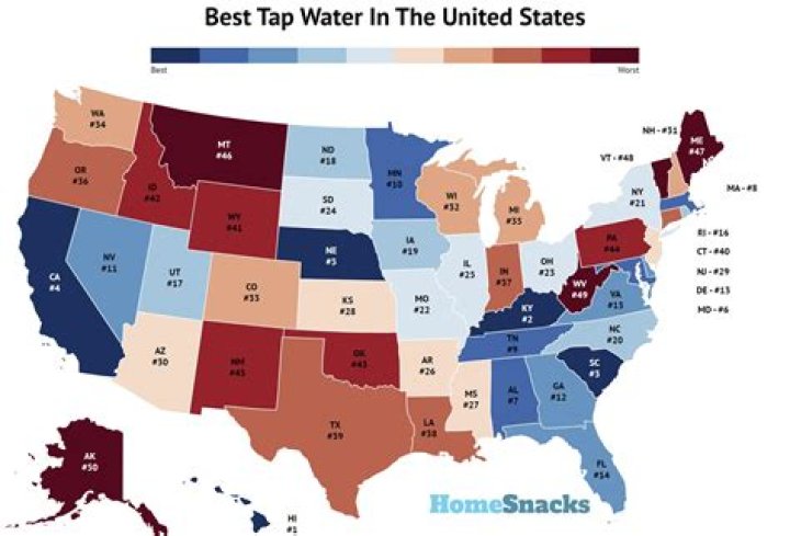 What is the best tap water in the United States?