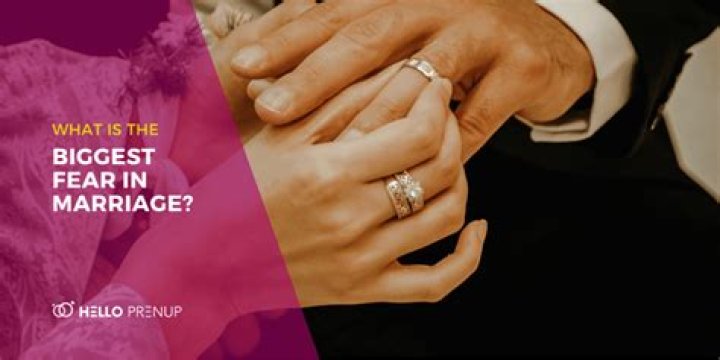 What is the biggest fear in marriage?