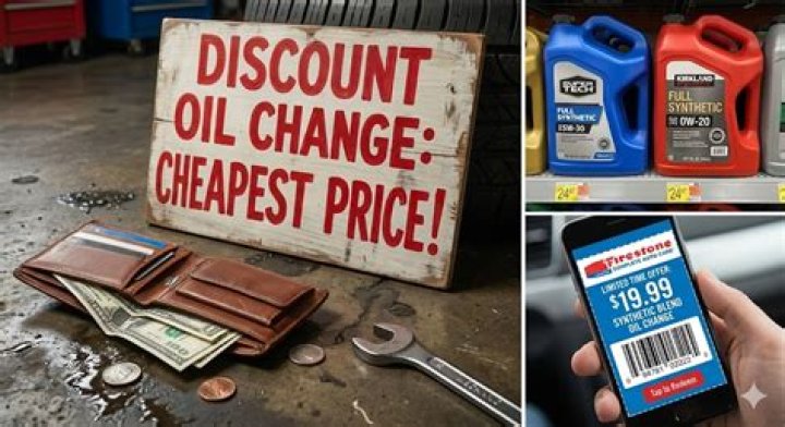 What is the cheapest place to get an oil change?