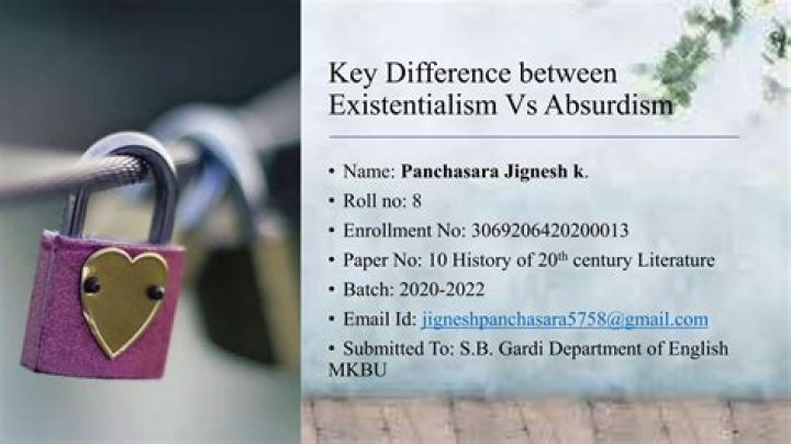 What is the difference between existentialism and nihilism and absurdism?