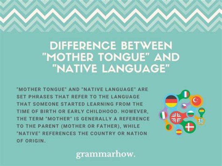 What is the difference between mother tongue and father tongue?