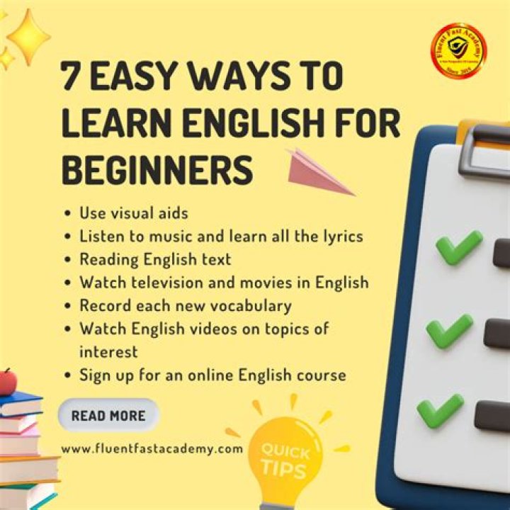 What is the first step to learn English?