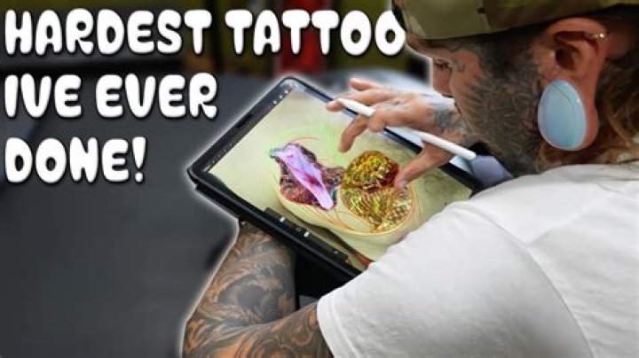 What is the hardest tattoo to remove?