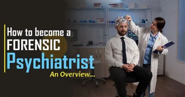 What is the job of a forensic psychiatrist?