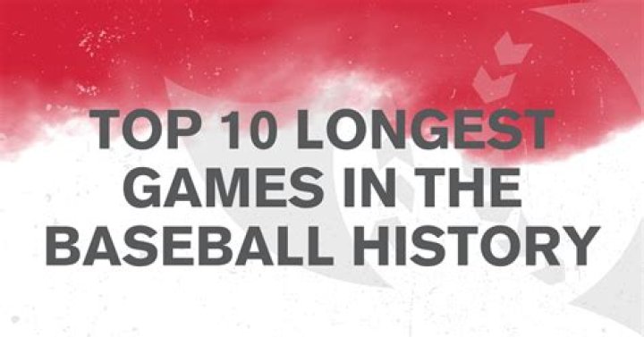What is the longest baseball game ever recorded?