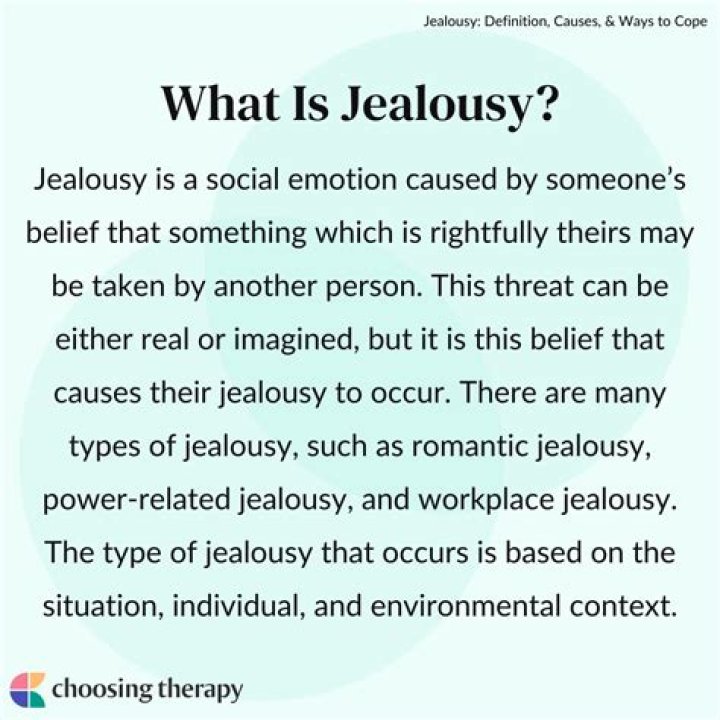 What is the main cause of jealousy?