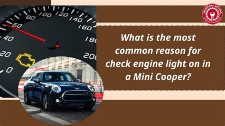 What is the most common reason for check engine light?