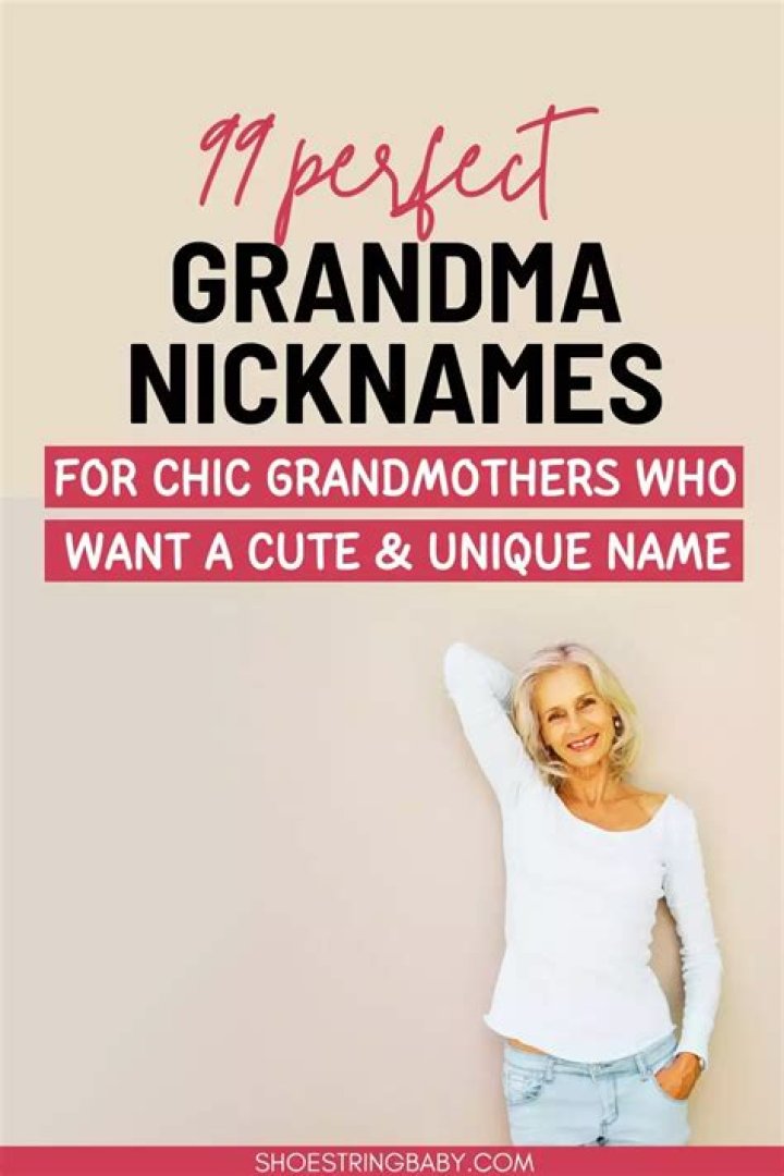 What is the most popular Grandma name?