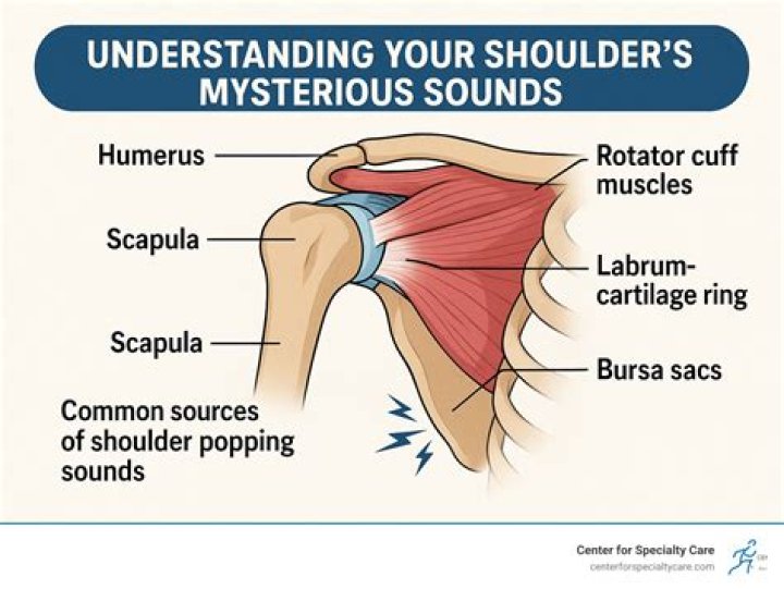 What is the popping feeling during massage?