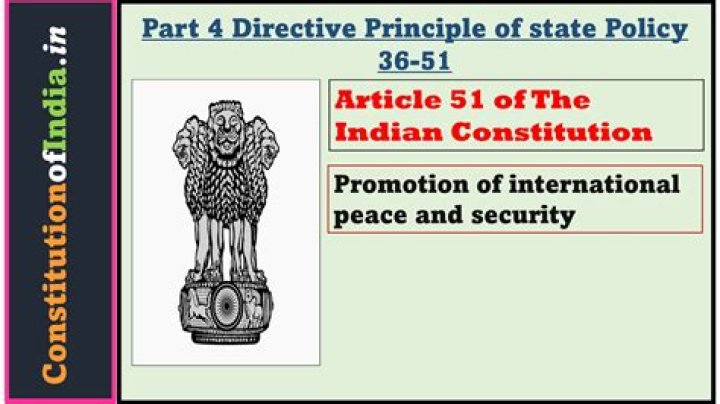 What is the provision of Article 50 of Indian Constitution?