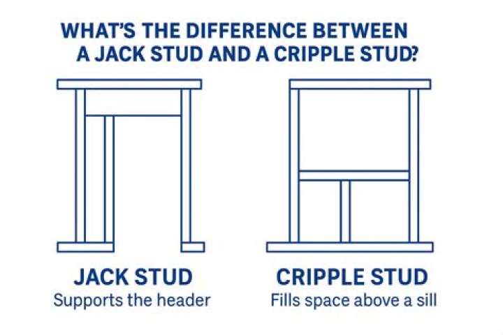 What is the purpose of a jack stud?