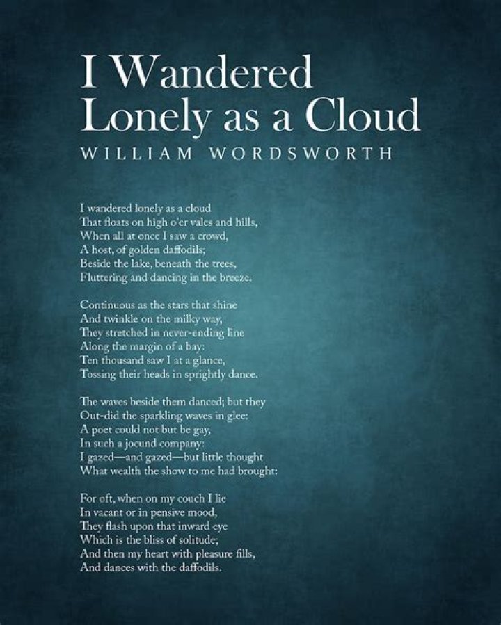 What is the rhyme scheme of William Wordsworth?