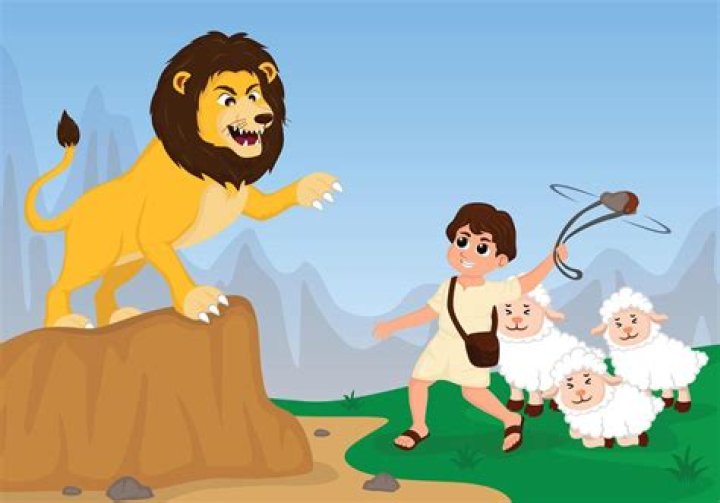 What is the story about the lion in the Bible?