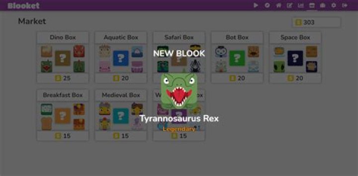 What is the T Rex in Blooket?