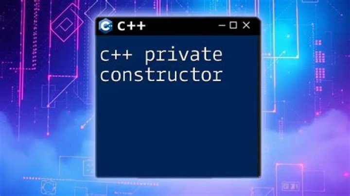 What is true private constructor?