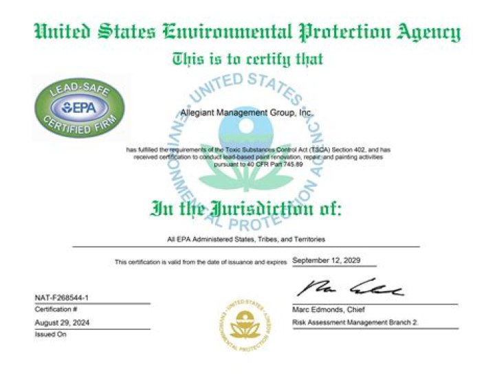 What is Type 3 EPA certification?