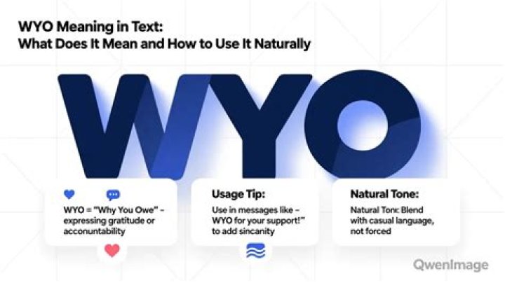 What is WYO in text?
