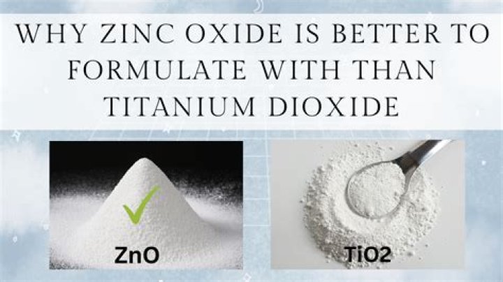 What is zinc oxide and titanium dioxide?