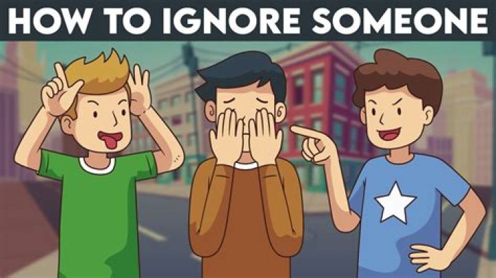 What kind of person ignores another?