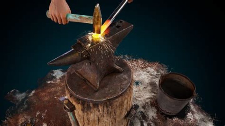 What liquid do blacksmiths use to quench?