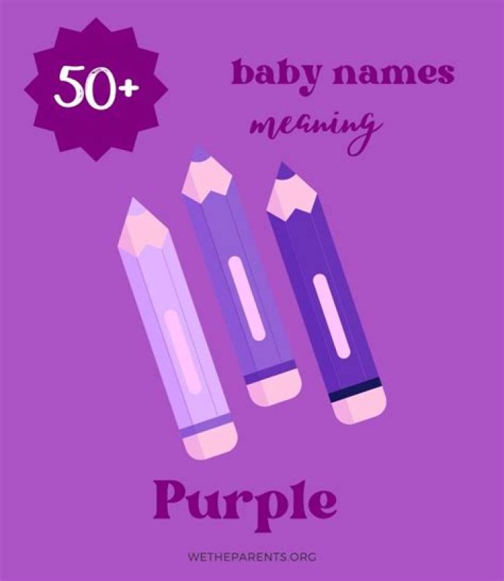 What name means purple?