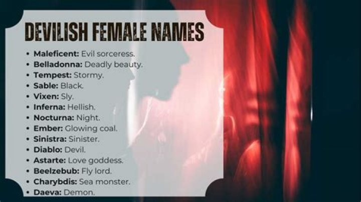 What name means rebellious woman?
