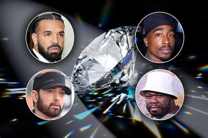 What rappers albums went diamond?